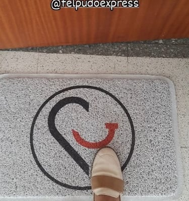 Felpudo personalizado con logo felpudo express 3