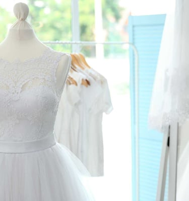 a dress - like dress with a white dress on it