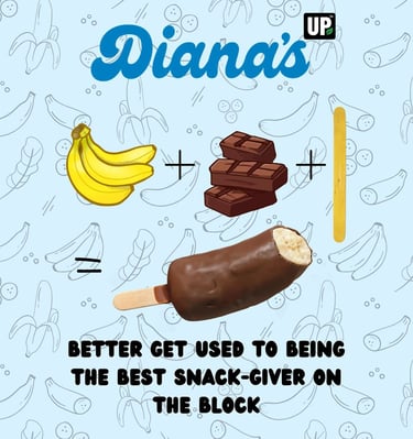 Diana's Bananas Social Media Post