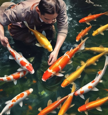 Close-up of training materials and tools on a table.