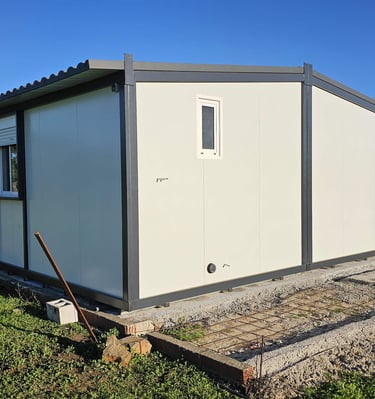 casa prefabricada con pannel Sándwich