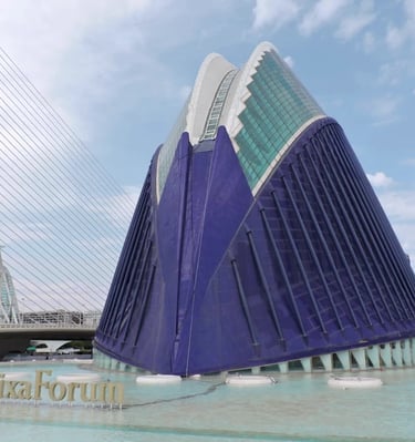 Ágora, centro de eventos en la Ciudad de las Artes y las Ciencias.