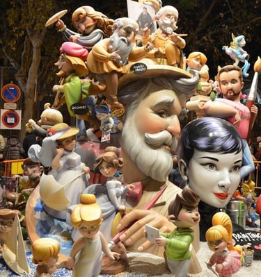 Falla en Valencia