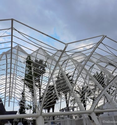Umbracle de la Ciudad de las Artes y las Ciencias en Valencia.