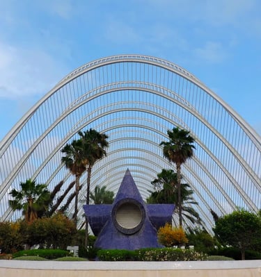 Paseo Umbracle en Valencia.