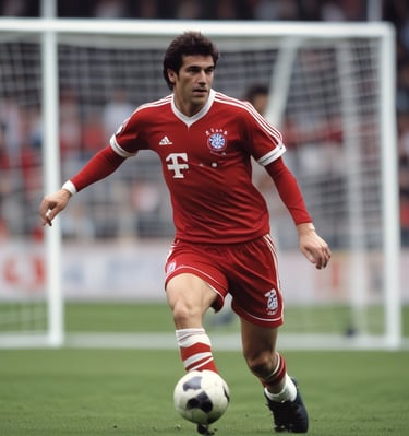 A silhouette of a football player in action during sunset.