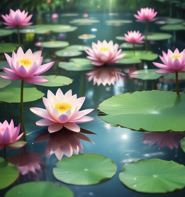 A tranquil meditation space adorned with candles and crystals.