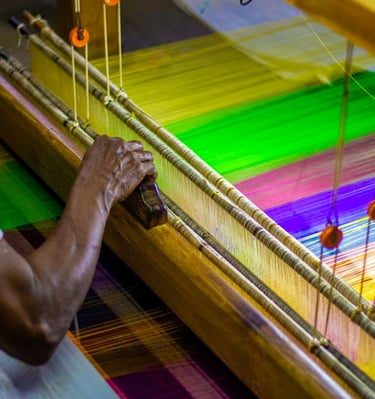 Thai cotton weaving