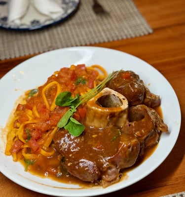 Pratos Casa Nonna - Fetuccine com Ossobuco