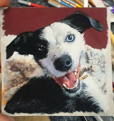 Pastel Portrait of Jess by Alison Burchert
