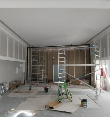 Pintura, pladur y limpieza tras obras en Elche