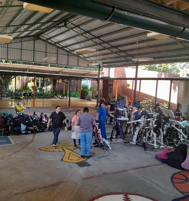 Tous les appareillages au centre de réhabilitation