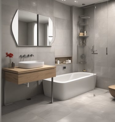 Stacks of ready mix plaster bags neatly arranged in the warehouse at the Himmatnagar plant.