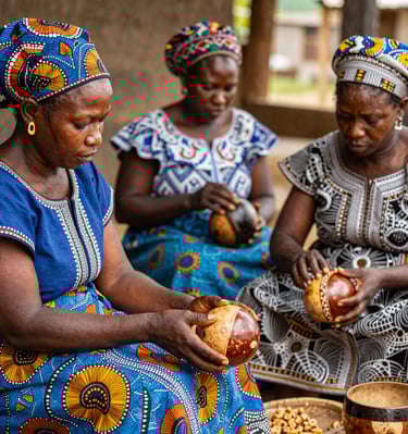Sculptural installation featuring layered metal and wood elements reflecting cultural narratives.