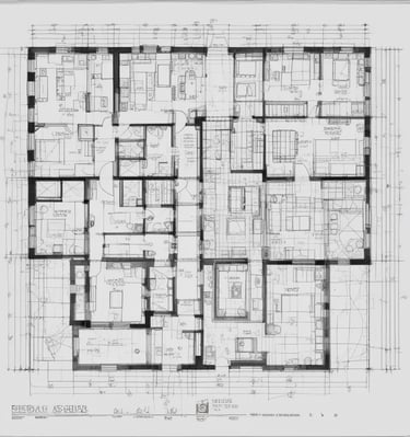 A spacious office area with open-plan desks and abundant natural light streaming through large windows.