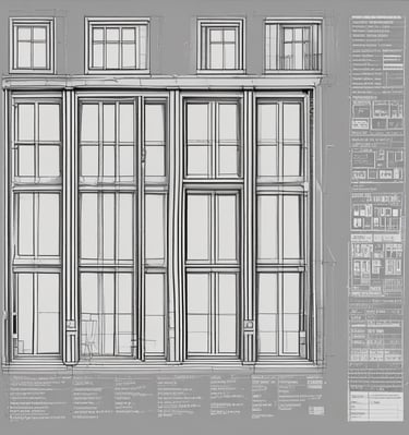 A spacious office area with open-plan desks and abundant natural light streaming through large windows.