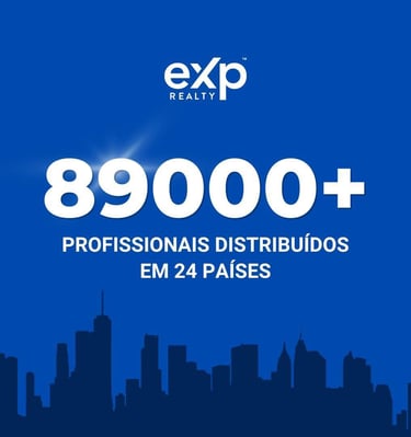 Le réseau EXP avec le nombre de professionnels et présents dans 24 pays