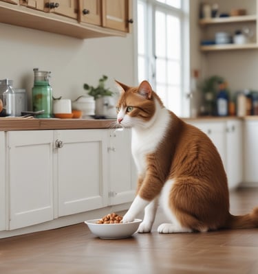 A lineup of colorful, washable post-surgical collars displayed on a wooden table.