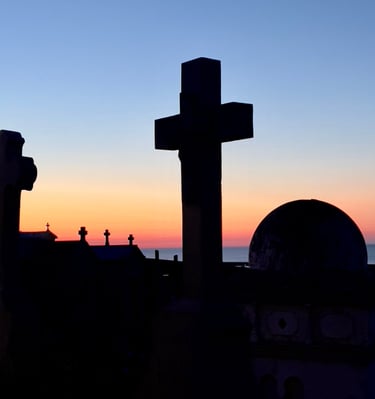 photo cimetière de la mer à Sète pour expo in situ
