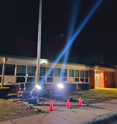 dual 4k searchlights