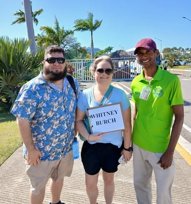 Happy family on Puerto Plata tour