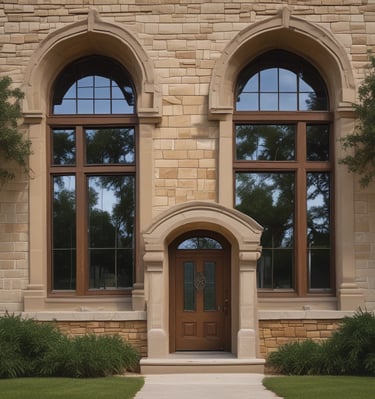 Close-up of a residential window showing UV protection film with a clear view outside and reduced sun damage inside.
