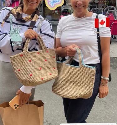 Sac Cabas en jute Torba Biarritz