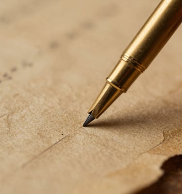 A close-up of a warm, aged copper coin resting on a textured wooden surface, symbolizing ancient wisdom.
