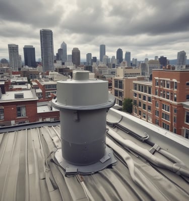 Our service van parked outside a condo complex in the Pacific Northwest.