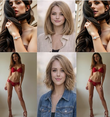 a woman in a bikinisuit posing for a photo