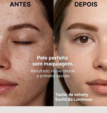 O BB Glow é um tratamento facial de origem coreana que uniformiza o tom da pele, suaviza manchas.