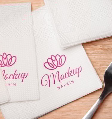 Serviettes de table personnalisées