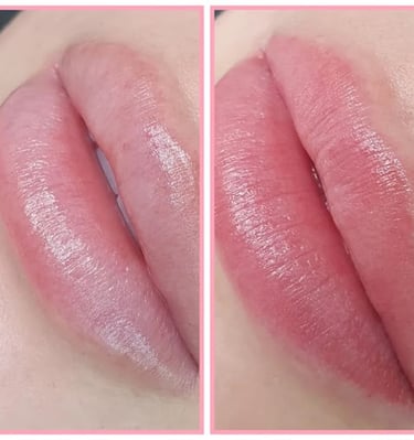 Permanent Make-up Lippen schattieren Vorher Nachher Fotos in der Nähe Linz Wels Steyr Augenbrauen