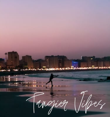 Tangier beach sunset vibes on Morocco tour