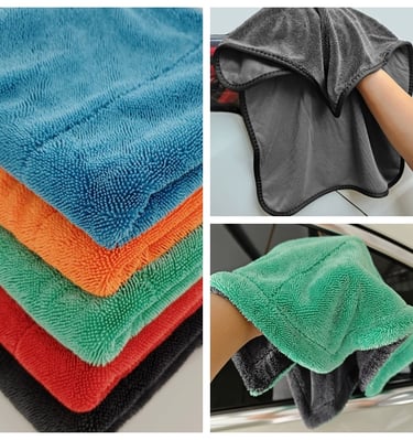 microfiber twisted loop pile detailing towels