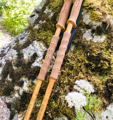 Batons de rando en bambou 4