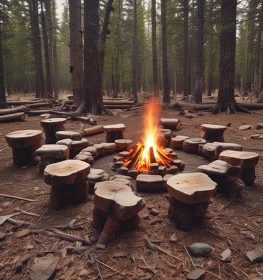 Soft sunlight filtering through leaves, casting gentle shadows on a peaceful porch floor.