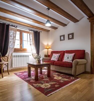 Segunda sala de estar Casa Posets Benasque by Pichuana