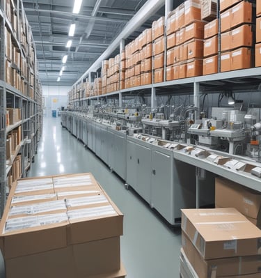 Laboratory technician conducting quality control tests on medicine samples.