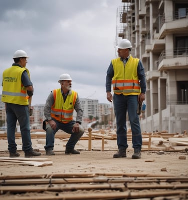 Female candidate preparing for an interview with notes