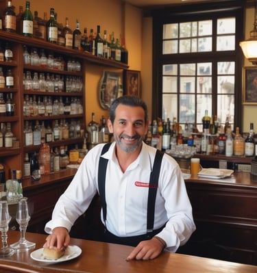 Young professional woman reviewing her resume with a laptop