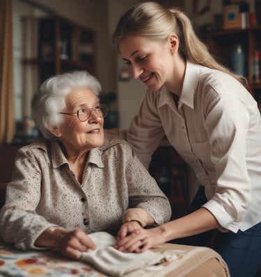 Man in business casual attire shaking hands with a recruiter