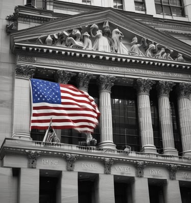 A modern office space with people collaborating over laptops and documents.