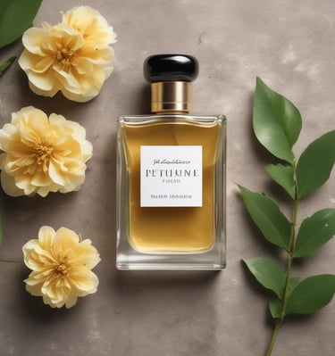 Freshly picked rose petals scattered around a bowl of rose water toner.