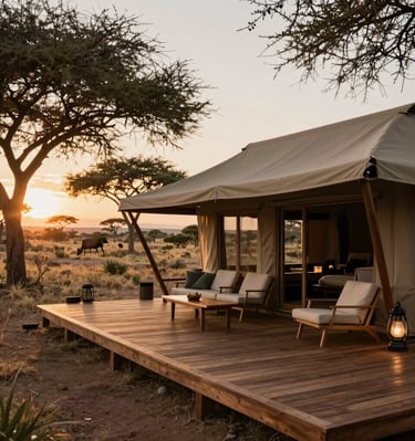 A vibrant dhow boat sailing near the turquoise waters of Zanzibar at sunset.