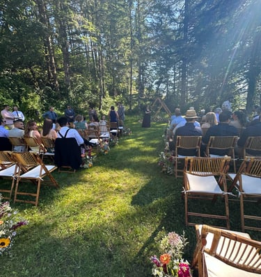 wedding ceremony in action