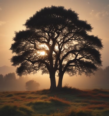 A calm sea view at sunset, evoking peace and reflection.
