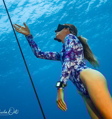 Jane - Freediving on Curacao