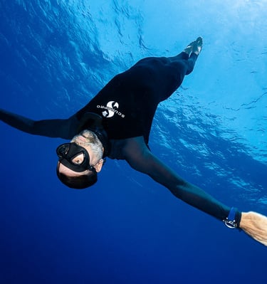 Hugo No Fins Freediving on Curacao