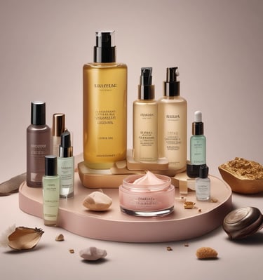 Stylish wristwatch with a leather strap placed on a warm beige textured background.